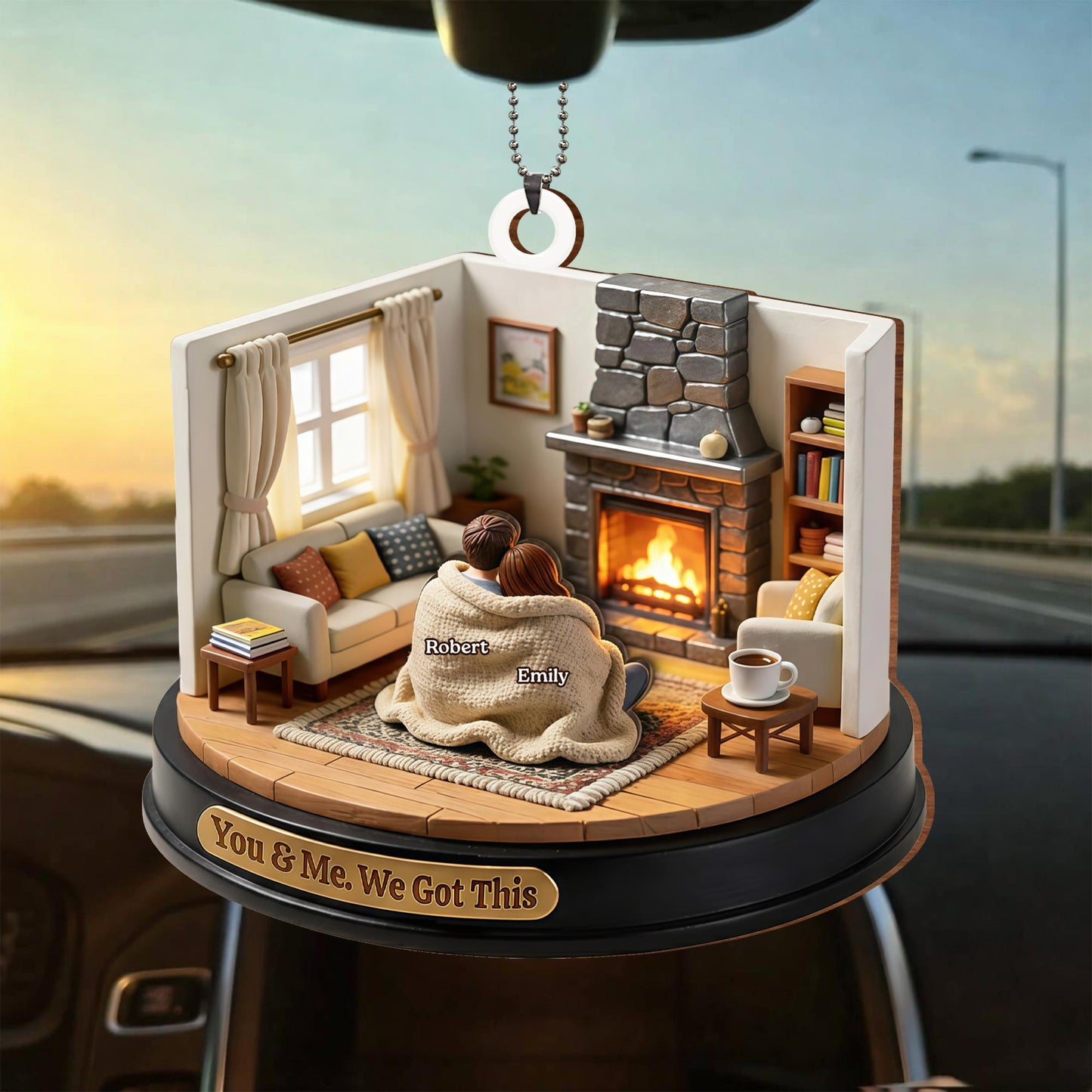 You & Me, We Got This, Cozy Fireplace Scene