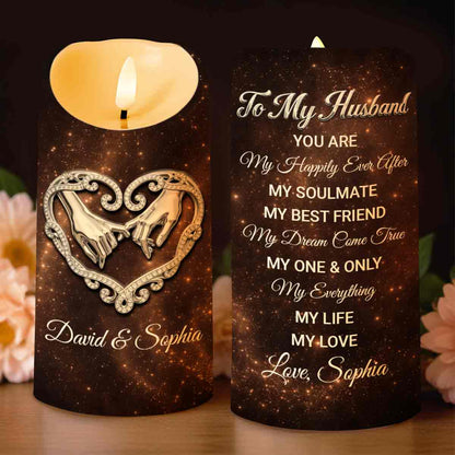 To My Husband You Are My Happily Ever After Holding Hands Heart