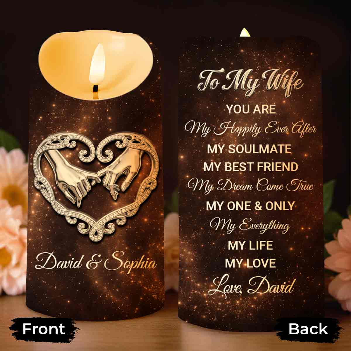 To My Husband You Are My Happily Ever After Holding Hands Heart