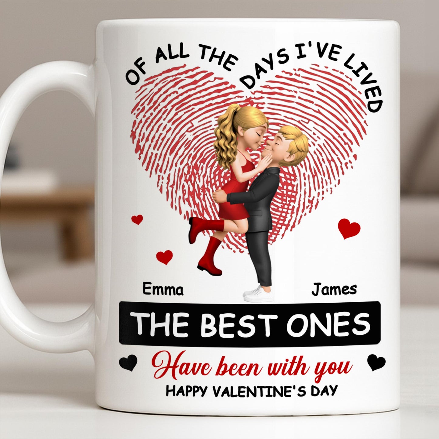 Of All The Days I've Lived, The Best Ones With Heart And Couple