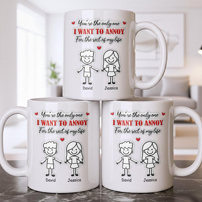 You're The Only One I Want To Annoy, Stick Figures And Hearts