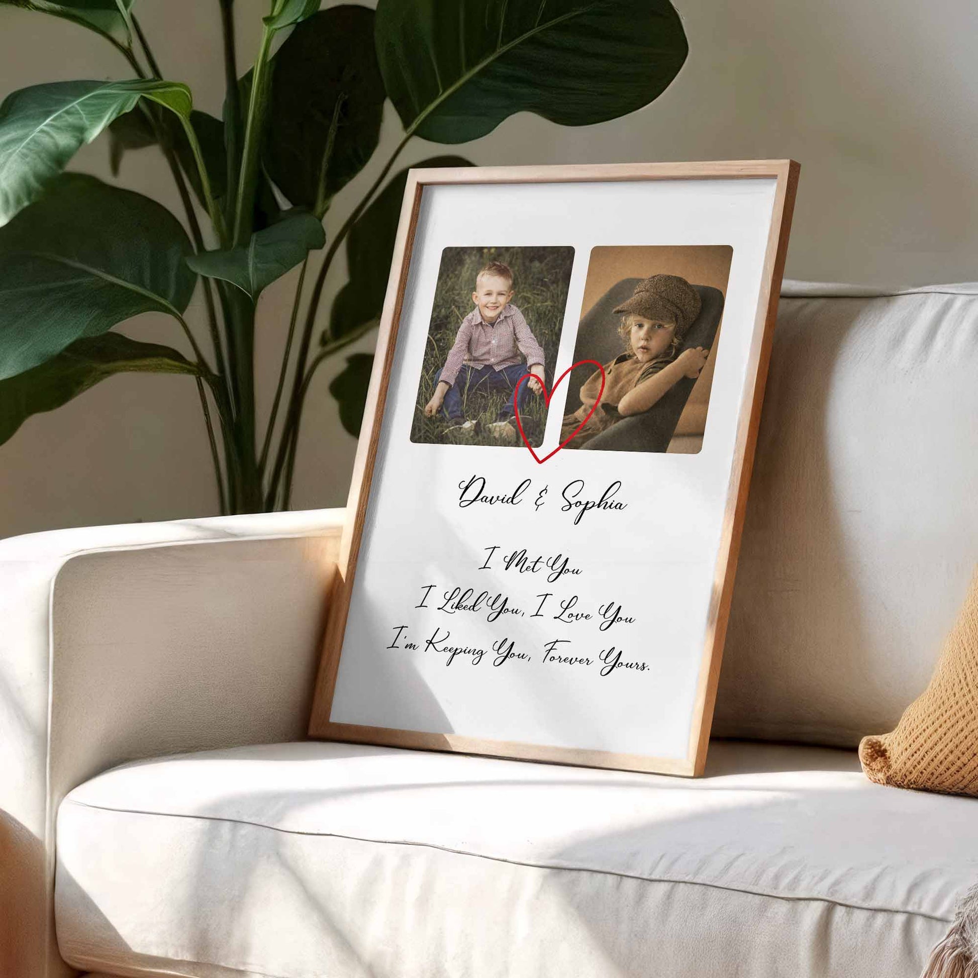 If I Had My Life To Live Over Again Heart Photo Frame