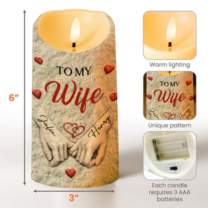 To My Wife I Wish I Could Turn Back The Clock Holding Hands