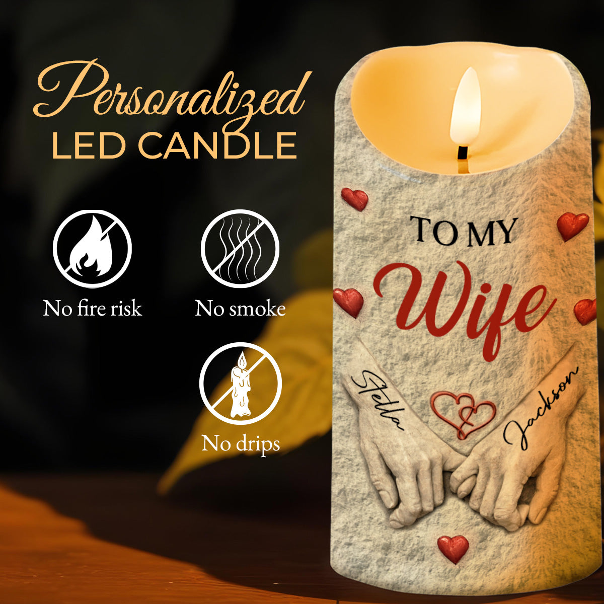 To My Wife I Wish I Could Turn Back The Clock Holding Hands