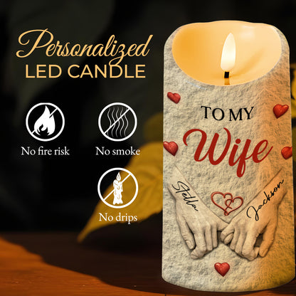 To My Wife I Wish I Could Turn Back The Clock Holding Hands