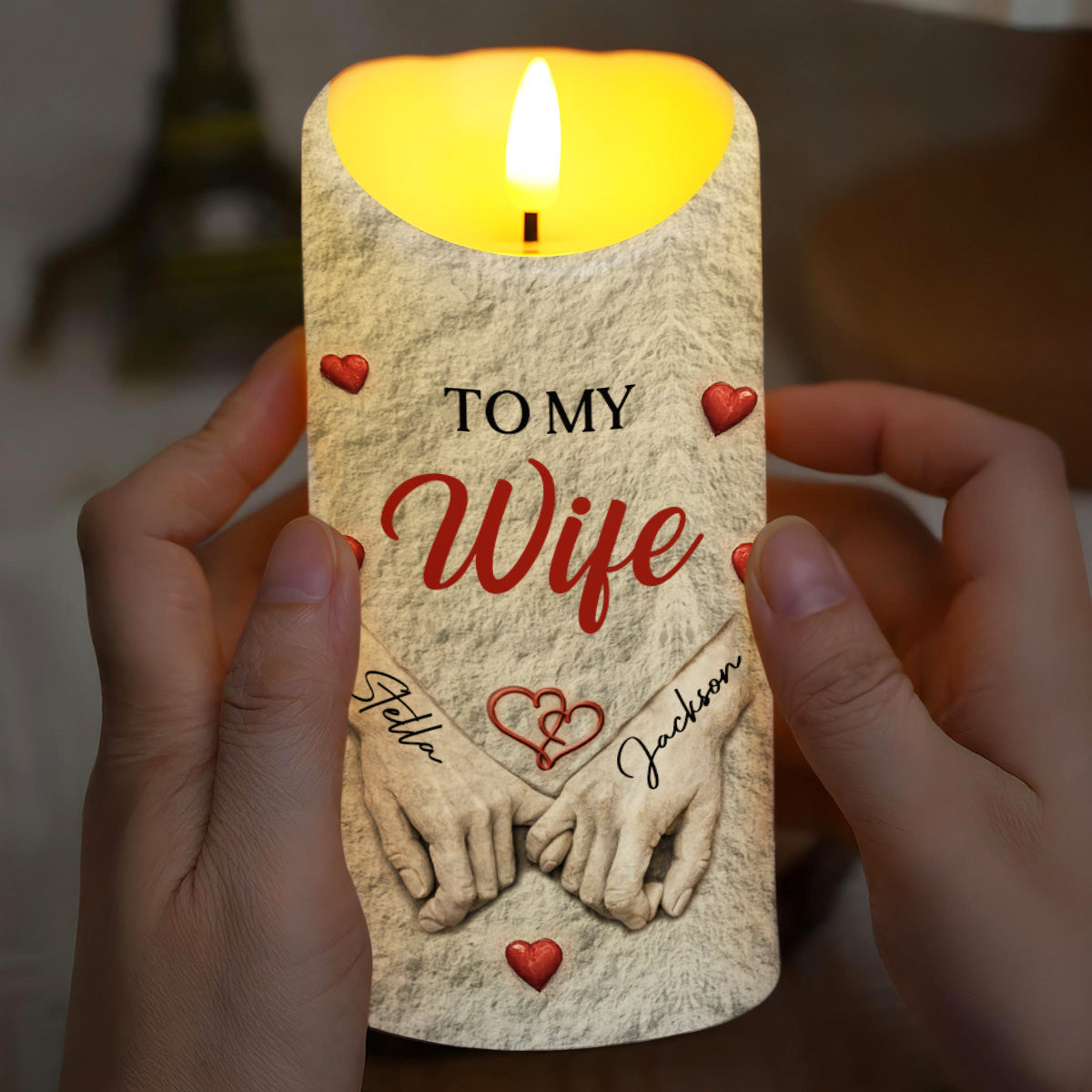 To My Wife I Wish I Could Turn Back The Clock Holding Hands