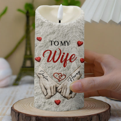 To My Wife I Wish I Could Turn Back The Clock Holding Hands