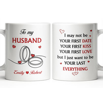 To My Husband, Hearts and Rings Design
