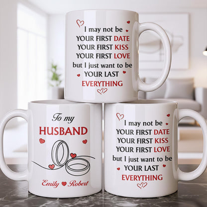 To My Husband, Hearts and Rings Design
