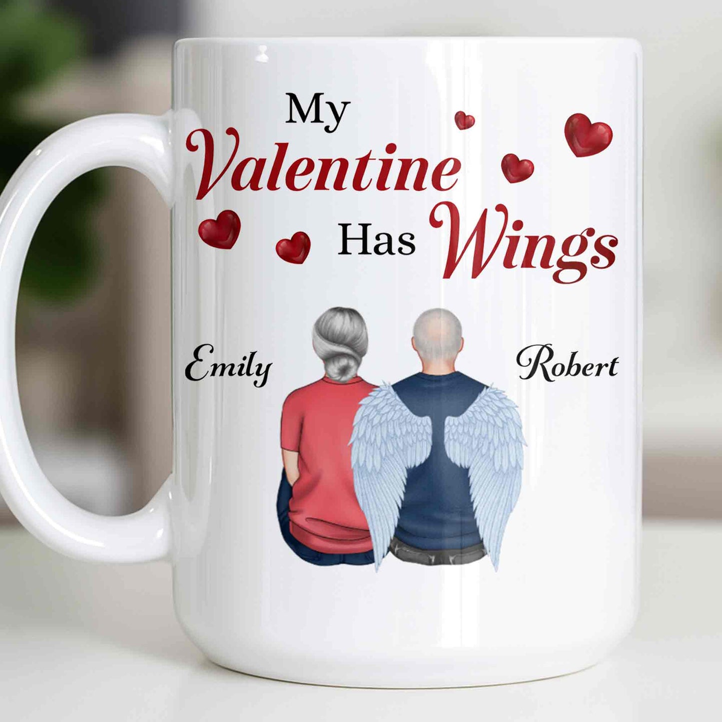 My Valentine Has Wings Angel Wings Design