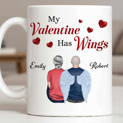 My Valentine Has Wings Angel Wings Design