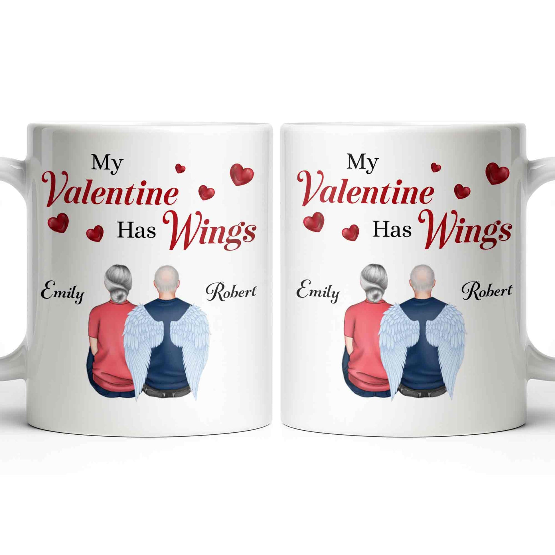 My Valentine Has Wings Angel Wings Design