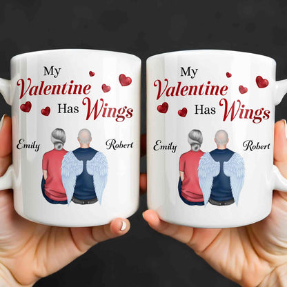My Valentine Has Wings Angel Wings Design