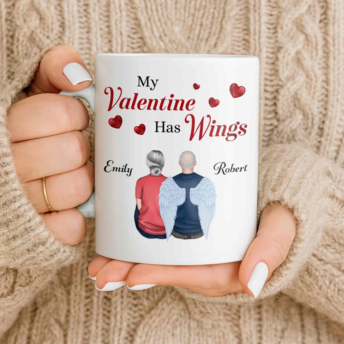 My Valentine Has Wings Angel Wings Design