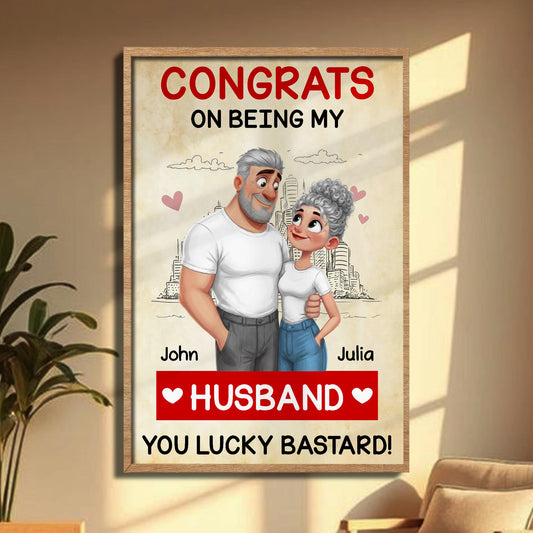 Congrats On Being My Husband Couple And Heart