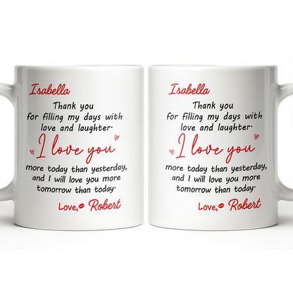 Thank You For Filling My Days With Hearts