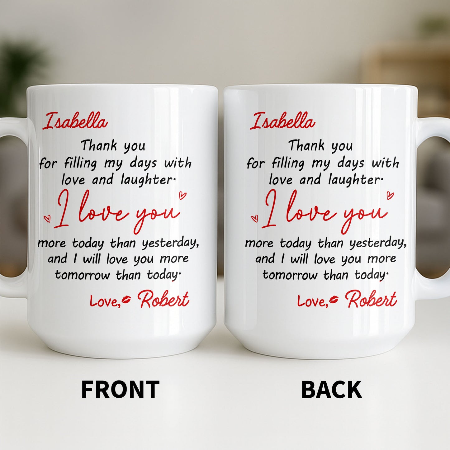 Thank You For Filling My Days With Hearts