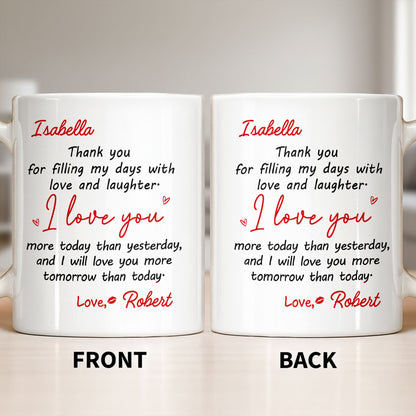 Thank You For Filling My Days With Hearts