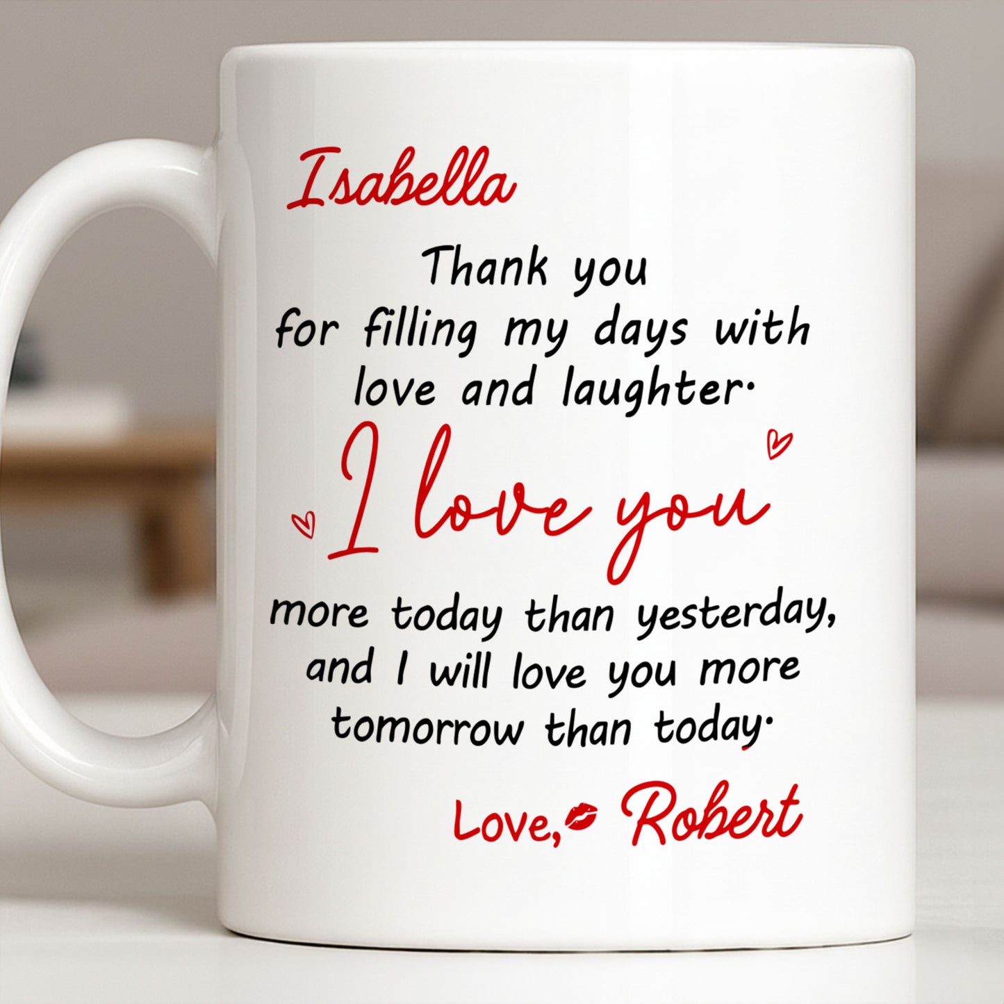 Thank You For Filling My Days With Hearts