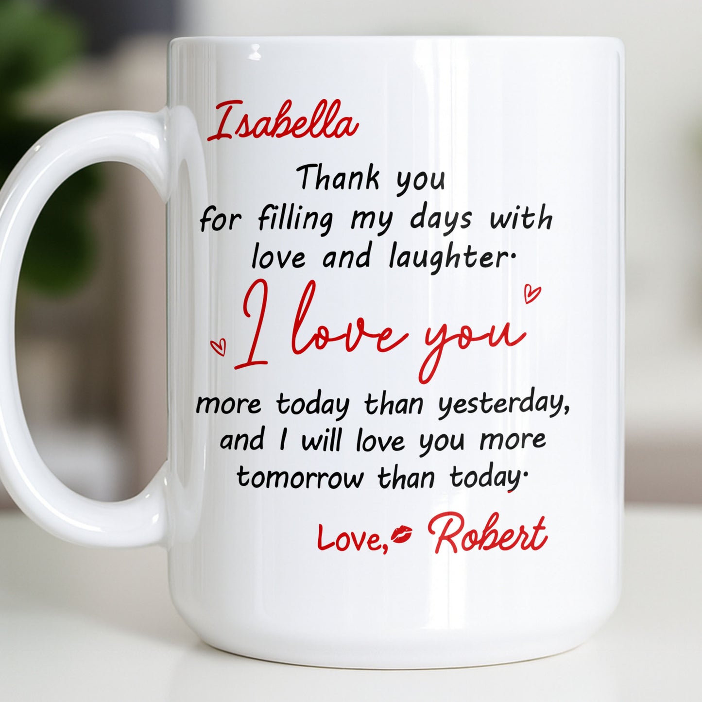 Thank You For Filling My Days With Hearts