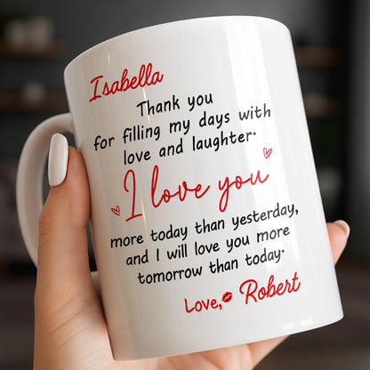 Thank You For Filling My Days With Hearts