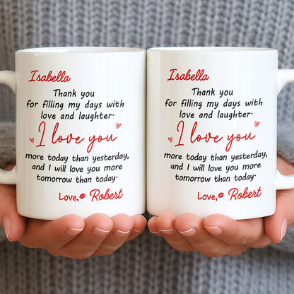 Thank You For Filling My Days With Hearts