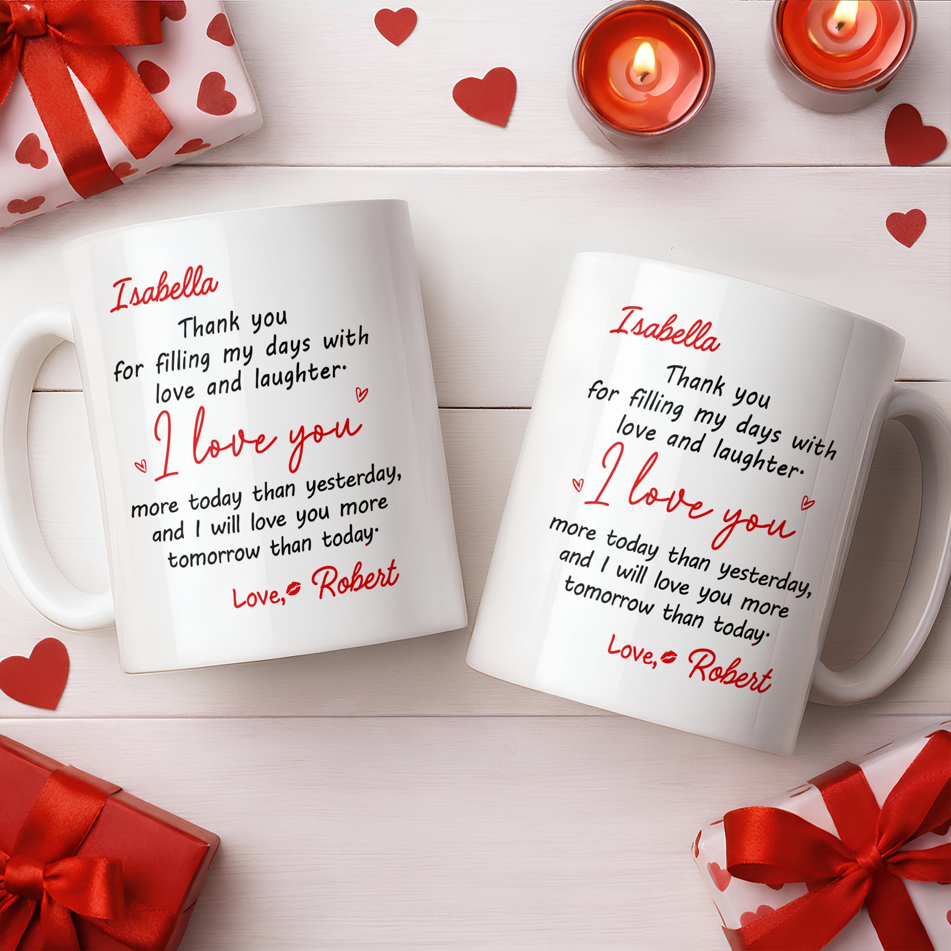 Thank You For Filling My Days With Hearts