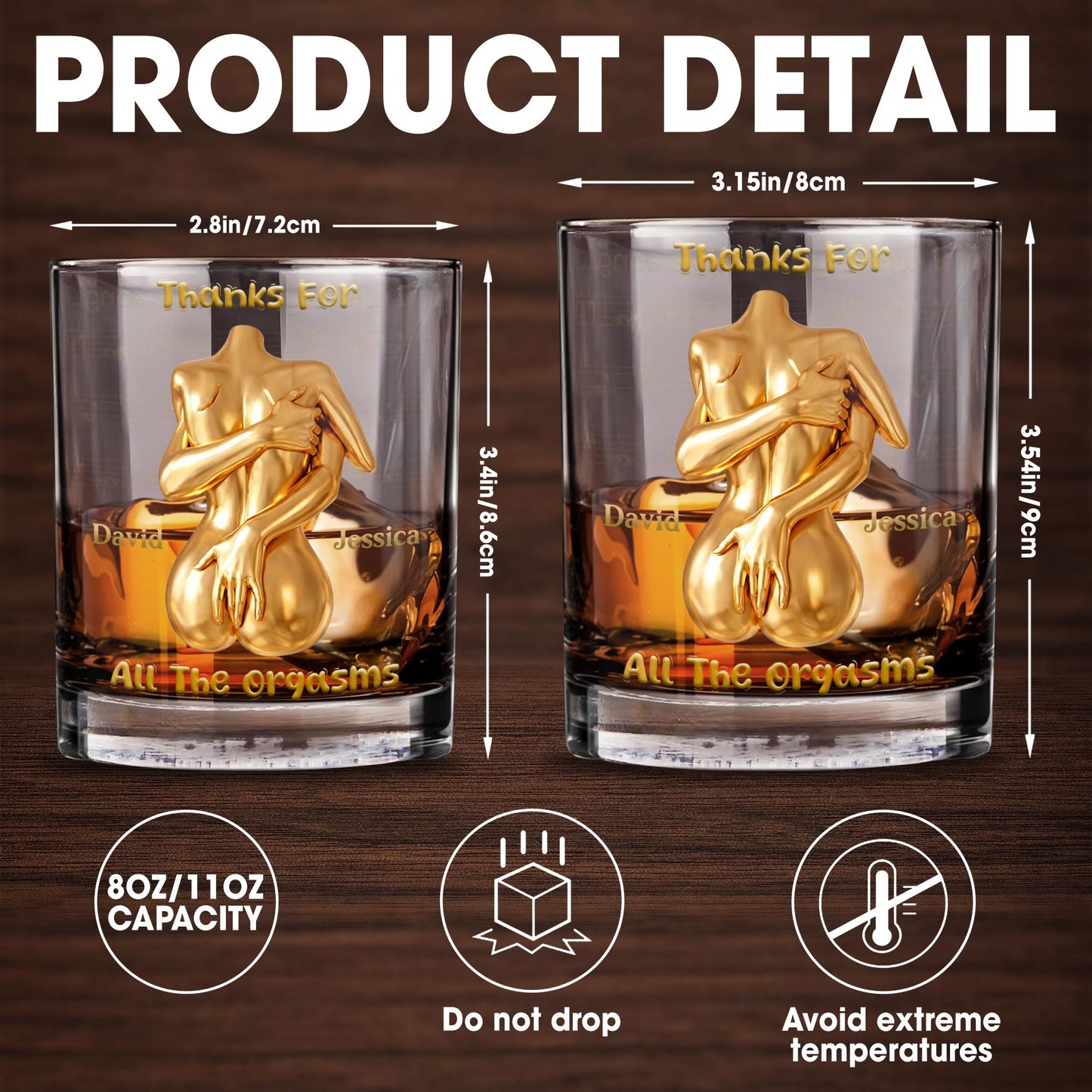 Thanks For All The Orgasms Embracing Gold Body