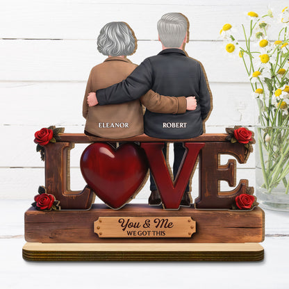 You & Me We Got This Love Heart Old Couple And Roses