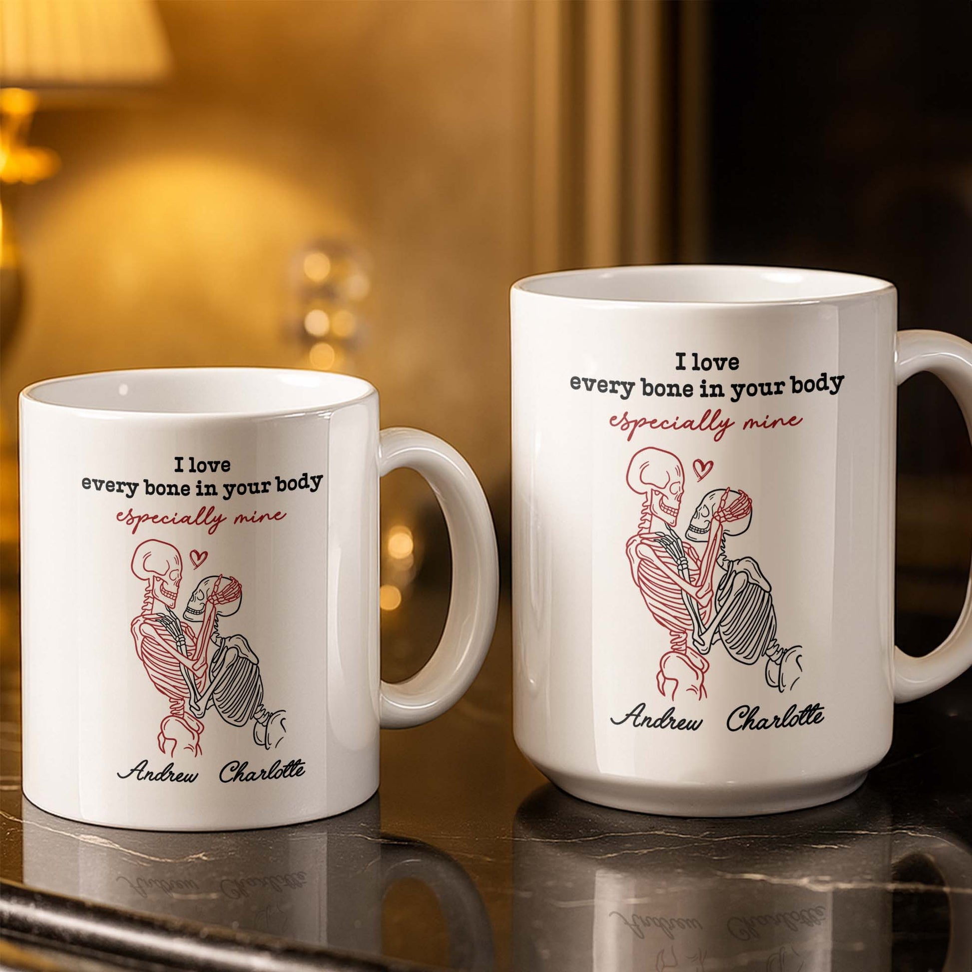 I Love Every Bone In Your Body Especially Mine Skeletons Heart