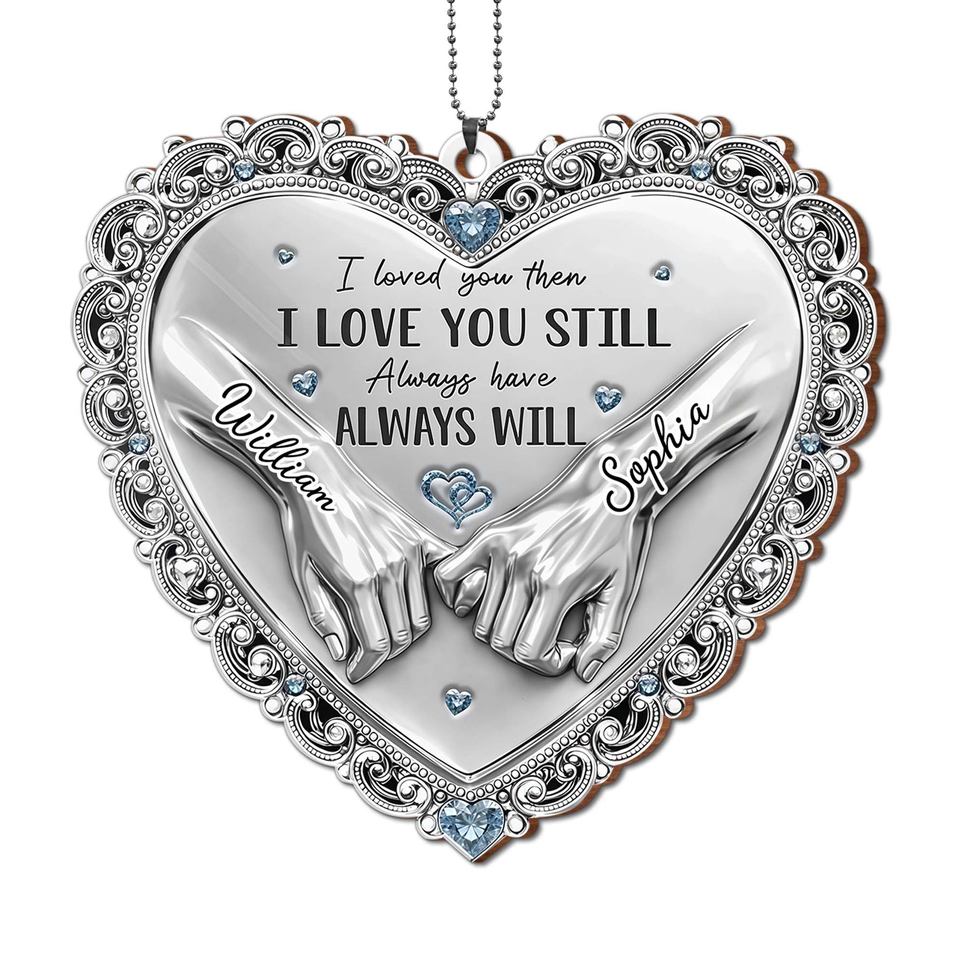 I Loved You Then Always Will Pinky Promise Heart Hands