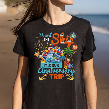 Board The Ship It Is Our Anniversary Trip Cruise Ship And Tropical Palm