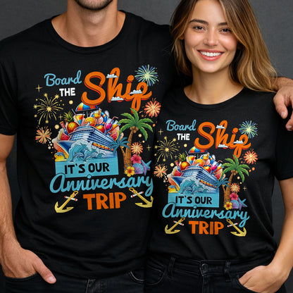 Board The Ship It Is Our Anniversary Trip Cruise Ship And Tropical Palm