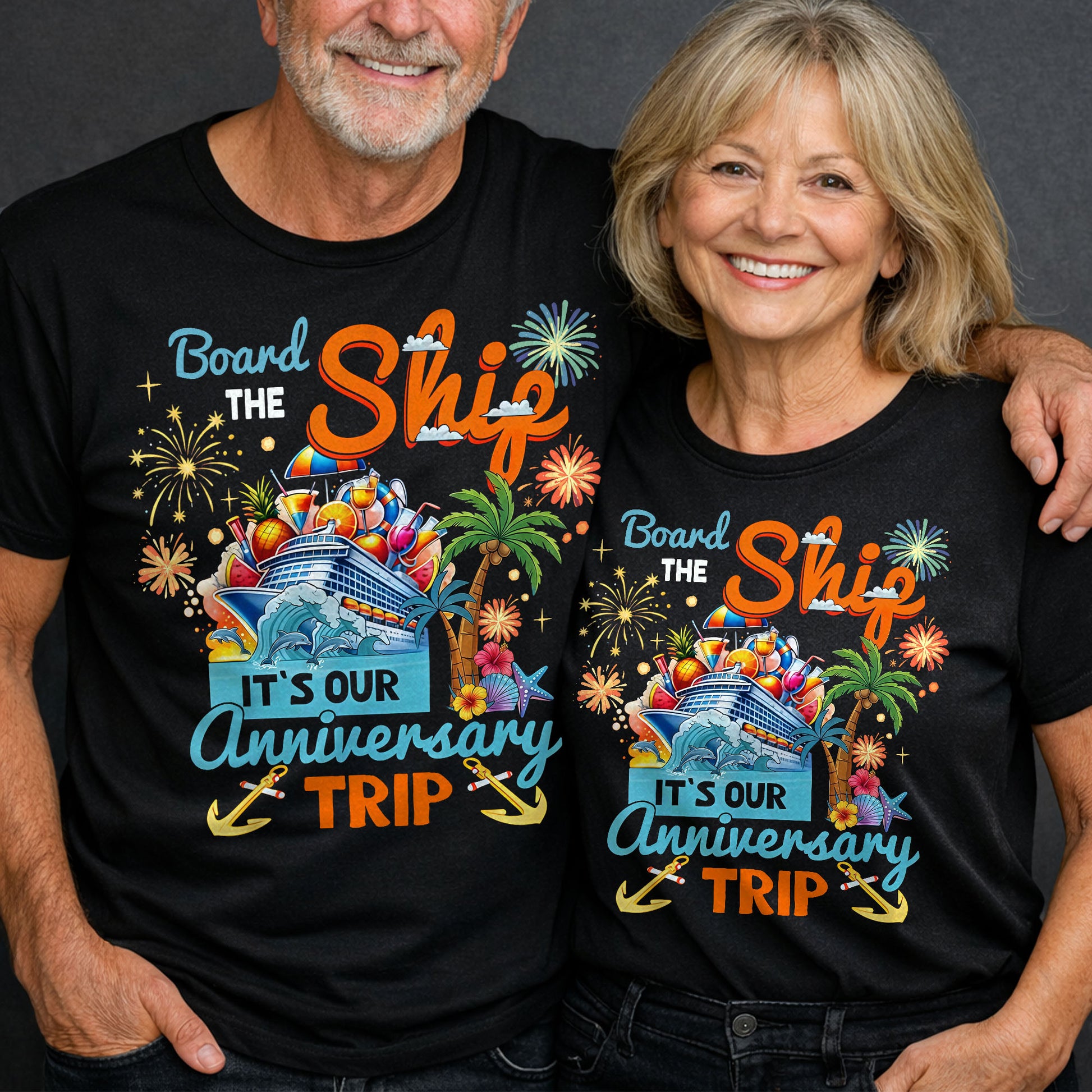 Board The Ship It Is Our Anniversary Trip Cruise Ship And Tropical Palm