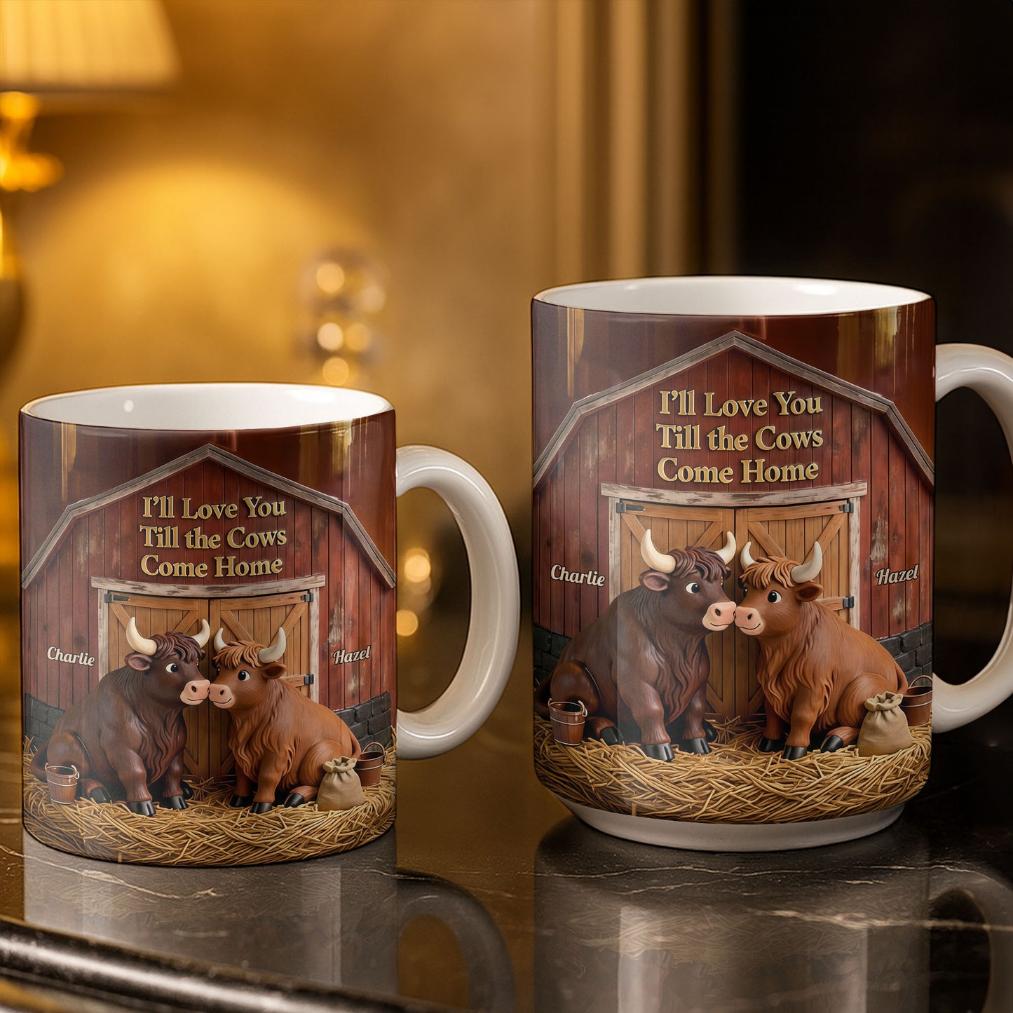 I'll Love You Till The Cows Come Home Barn And Cattle