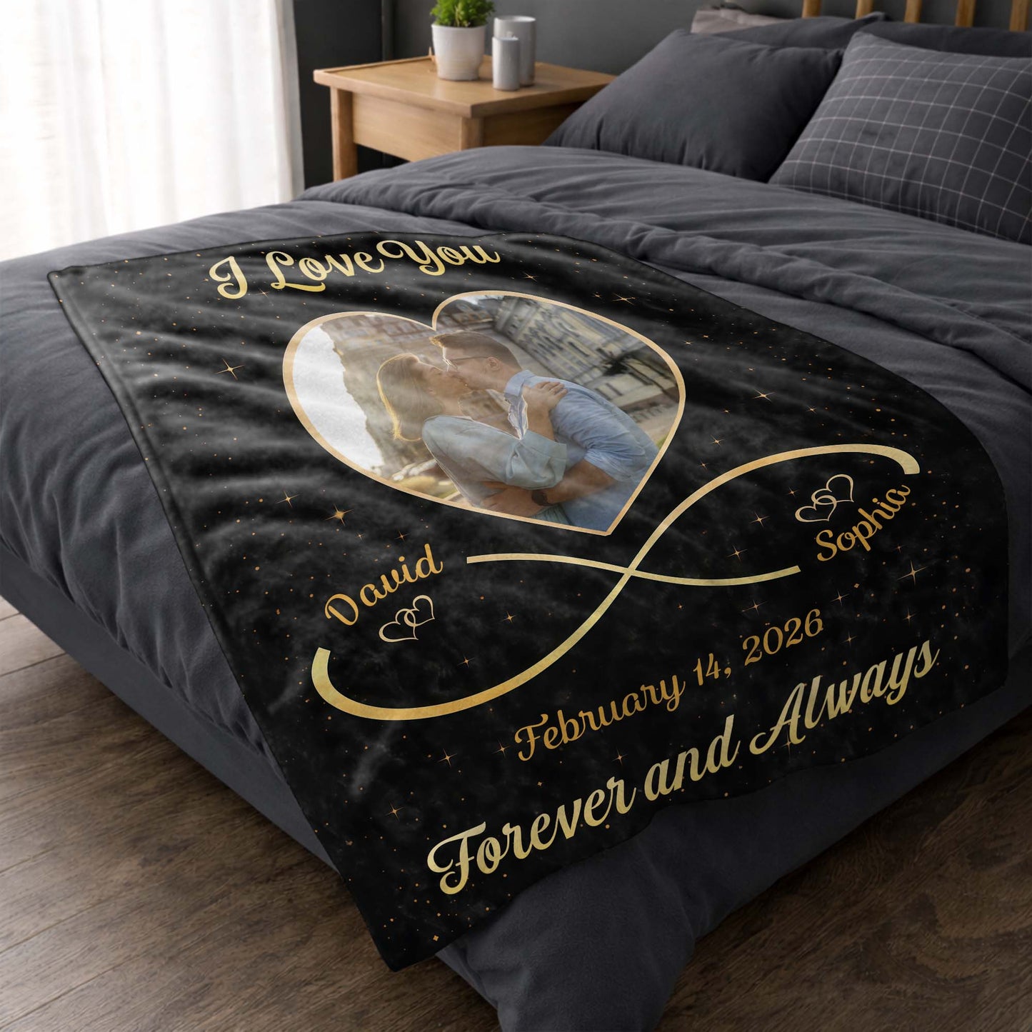 I Love You Forever And Always Infinity Heart Design