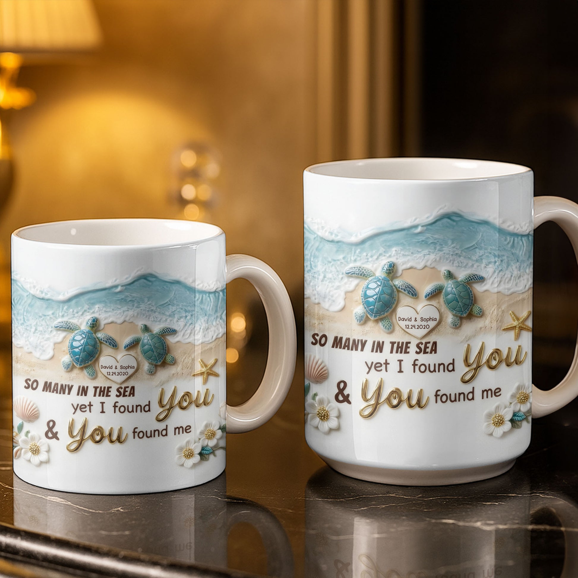 So Many In The Sea Yet I Found You Sea Turtles Heart Beach