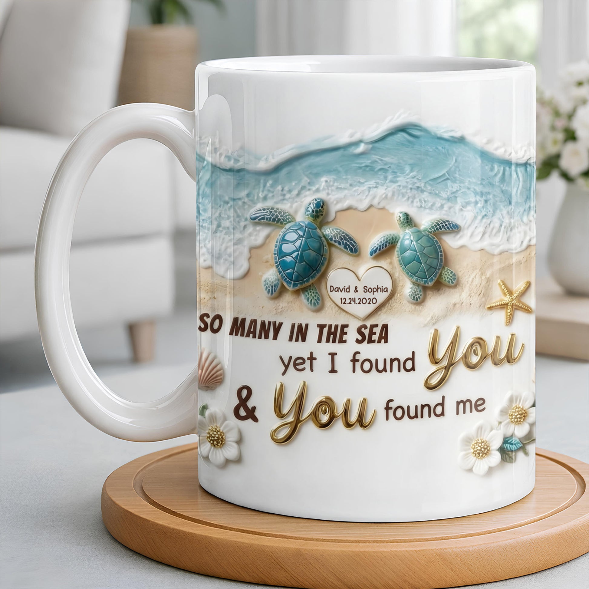 So Many In The Sea Yet I Found You Sea Turtles Heart Beach