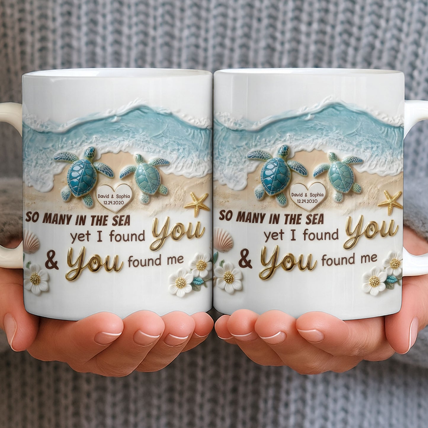 So Many In The Sea Yet I Found You Sea Turtles Heart Beach