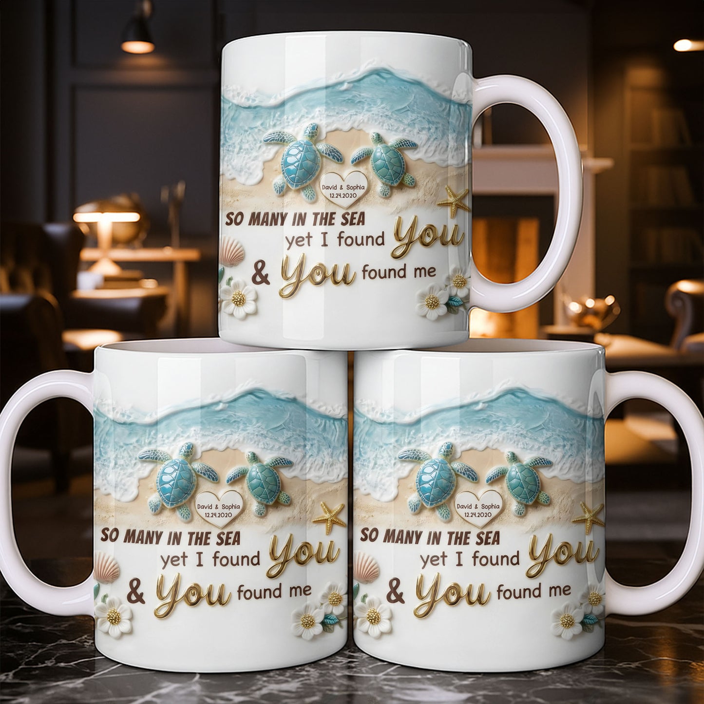 So Many In The Sea Yet I Found You Sea Turtles Heart Beach