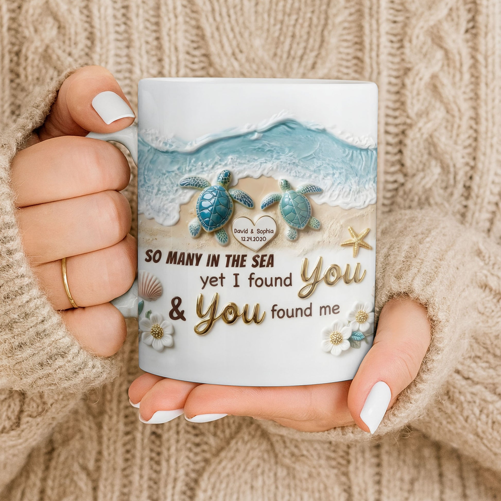 So Many In The Sea Yet I Found You Sea Turtles Heart Beach