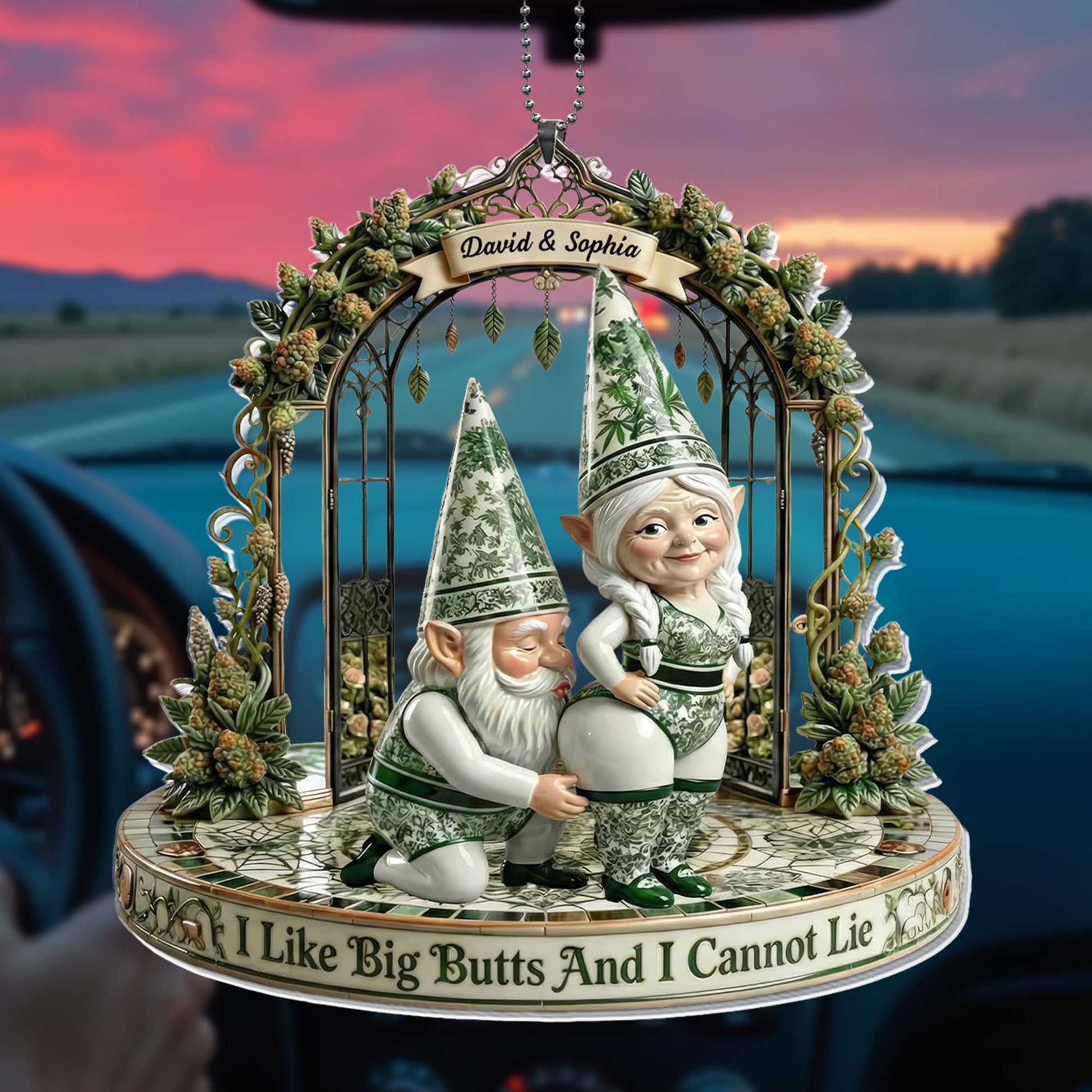 I Like Big Butts And I Cannot Lie Funny Gnomes In Flower Gate