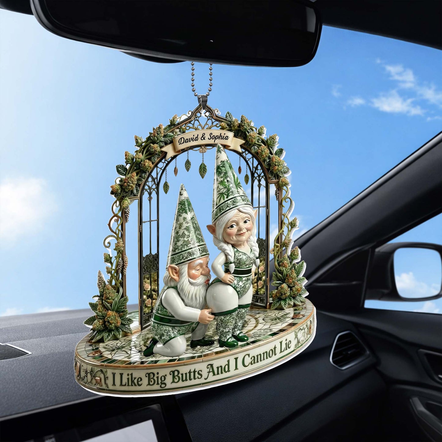 I Like Big Butts And I Cannot Lie Funny Gnomes In Flower Gate