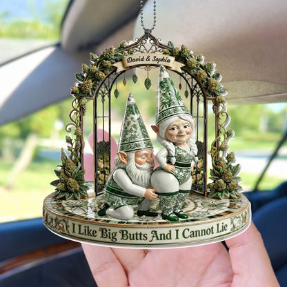 I Like Big Butts And I Cannot Lie Funny Gnomes In Flower Gate