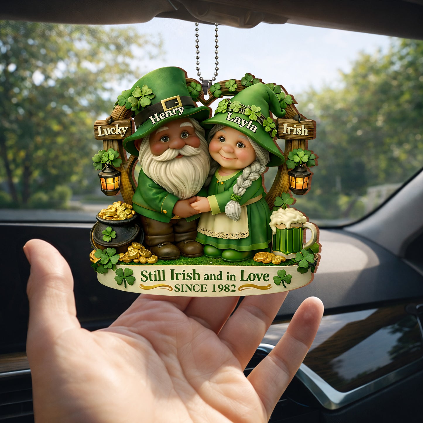 Still Irish And In Love Lucky Irish Gnomes With Pot Of Gold
