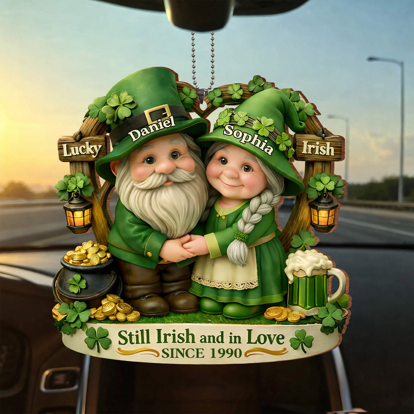 Still Irish And In Love Lucky Irish Gnomes With Pot Of Gold