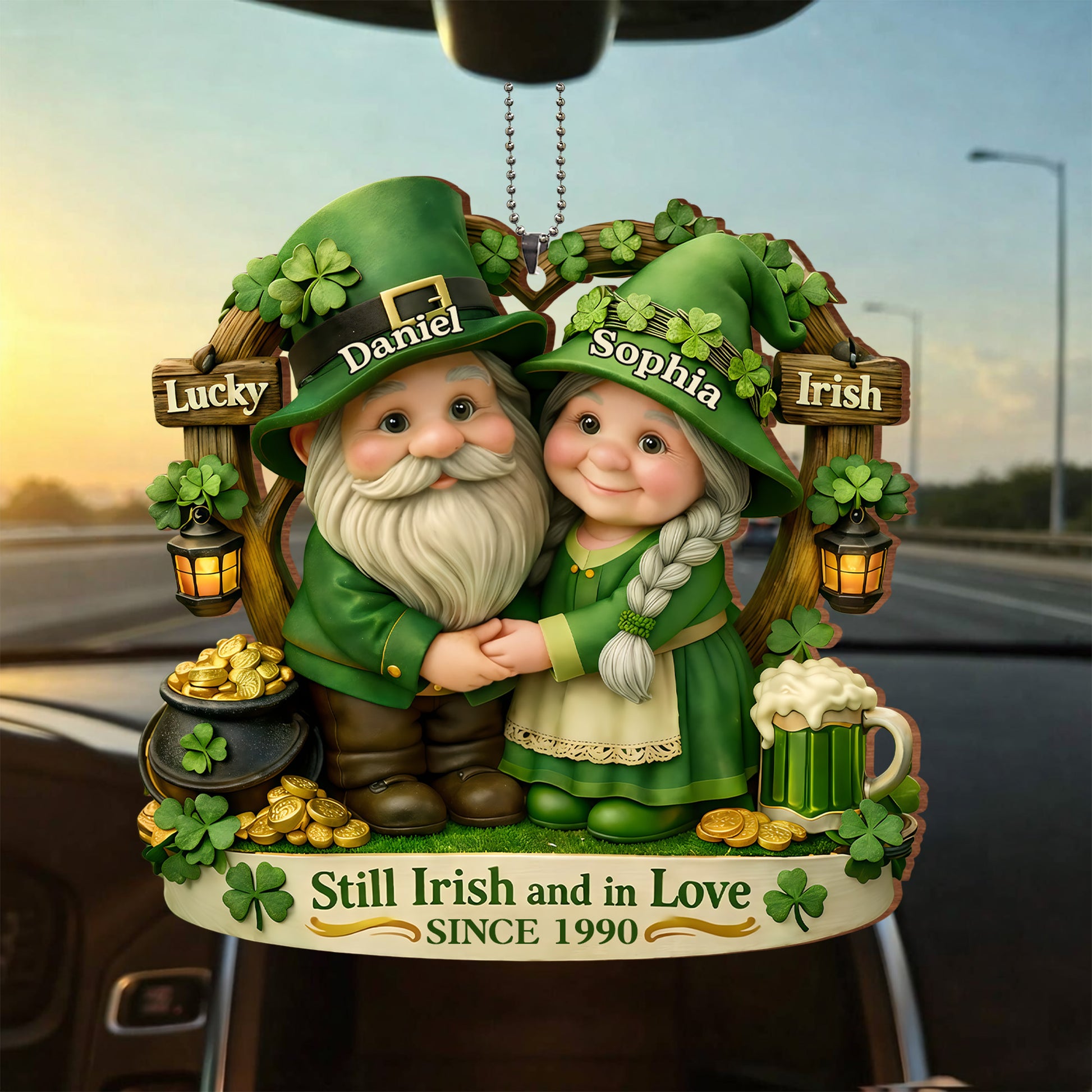 Still Irish And In Love Lucky Irish Gnomes With Pot Of Gold