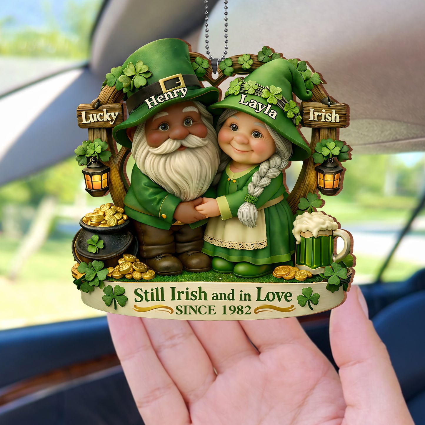 Still Irish And In Love Lucky Irish Gnomes With Pot Of Gold