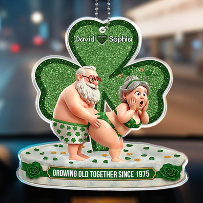 Growing Old Together Since Funny Shamrock Couple