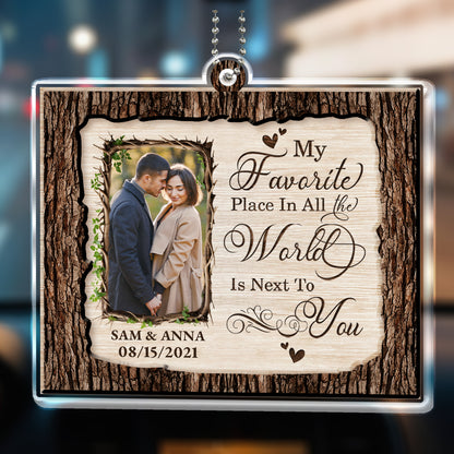 Favorite Place World Next To You Couple Photo